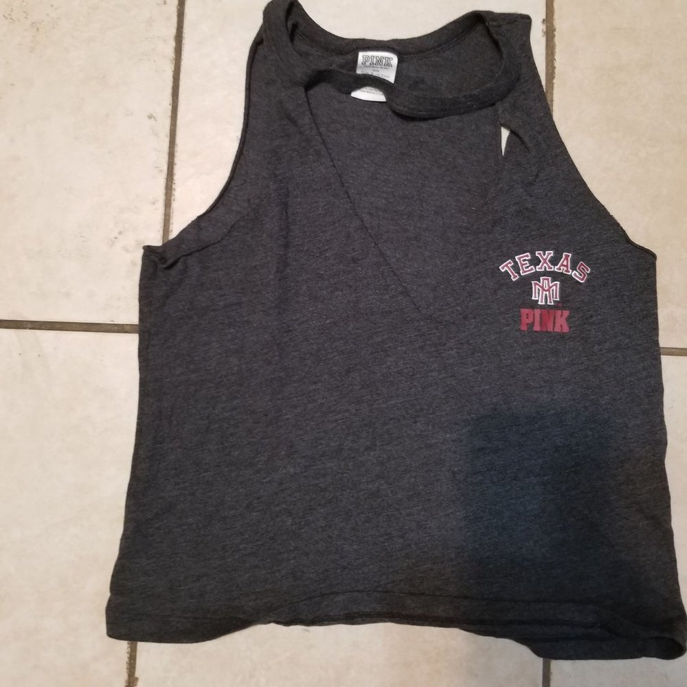 PINK brand tank top women gym workout shirt